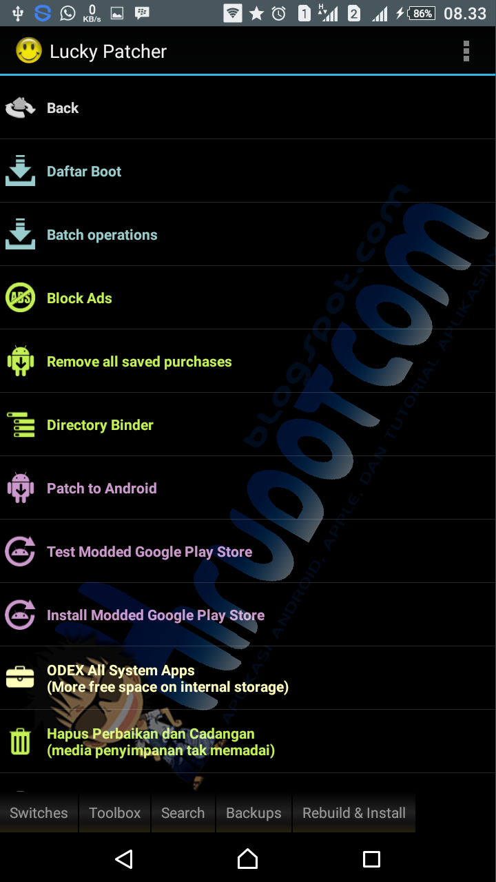 Download Lucky Patcher v6.4.9 Apk Versi TERBARU - Hirudo