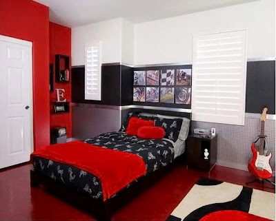 Desain Kamar  Tidur Cowok Tema Merah Desain Rumah Rumah 