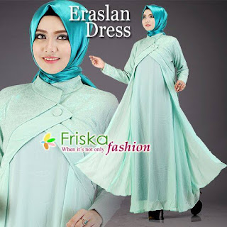 ERASLAN DRESS HIJAU MINT