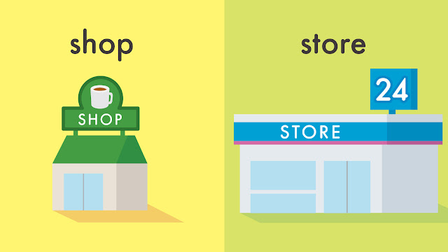 shop と store（ショップとストア）の違い