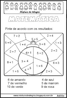 Operações básicas de matemática,natal