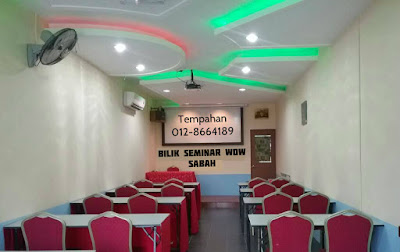 BILIK SEMINAR HIKMAH menyediakan kemudahan bagi penganjuran kursus/seminar/kelas