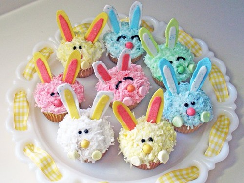 easy easter cupcakes ideas. easter bunny cupcakes ideas.