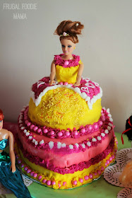 DIY Princess Belle Cake