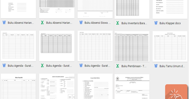 Contoh Administrasi PAUD (Kelompok Belajar/TK)  Media 