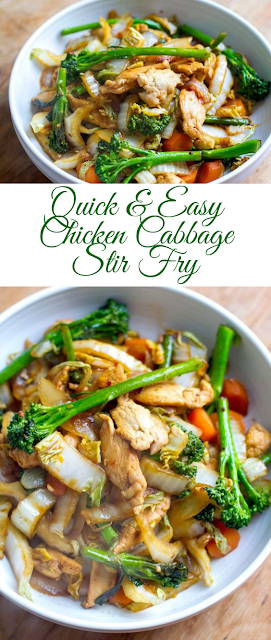 Quick & Easy Chicken Cabbage Stir Fry