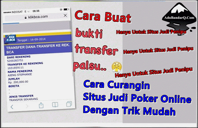 Cara Curangin Situs Judi Poker Online