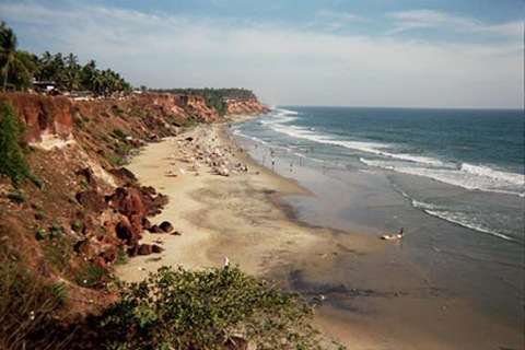 Varkala Kerala India Turismo Viajar a