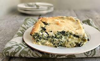 Light Spinach Lasagna with Cauliflower Sauce