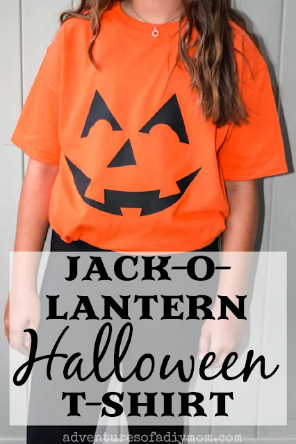 diy jack-o-lantern t-shirt