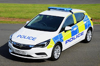 Vauxhall Astra Police Car (2016) Front Side