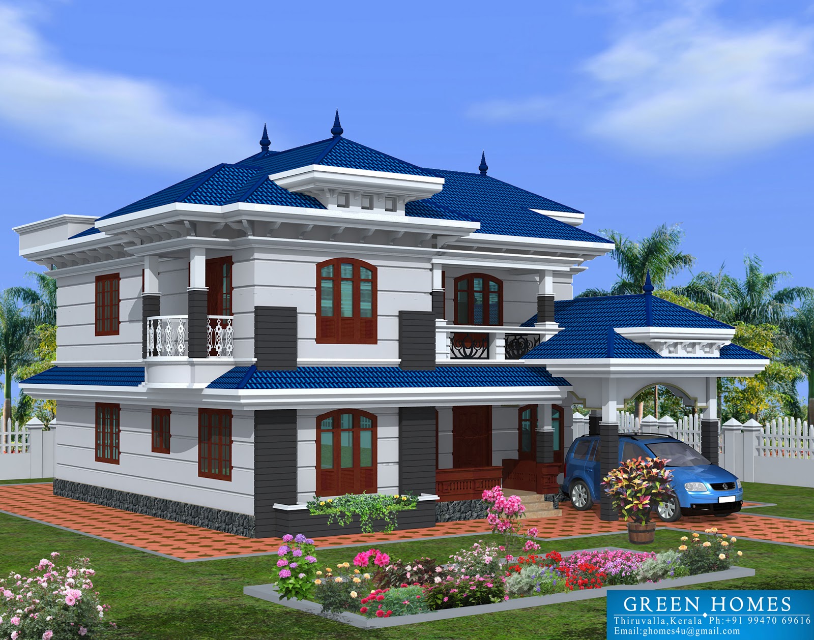 Green Homes: Beautiful Kerala Home Design-