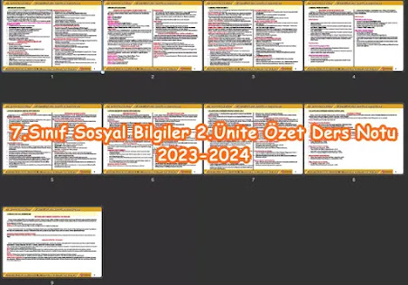 7-Sinif-Sosyal-Bilgiler-Kultur-Miras-Ozet-Ders-Notu-2023-2024