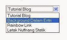 Cara Membuat Drop Down Menu pada Blog Cara Membuat Drop Down Menu pada Blog