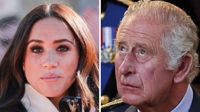 Furious King Charles Expels Megxit Spy Eugenie, Streamlines Monarchy, and Issues Warning to Meghan Markle