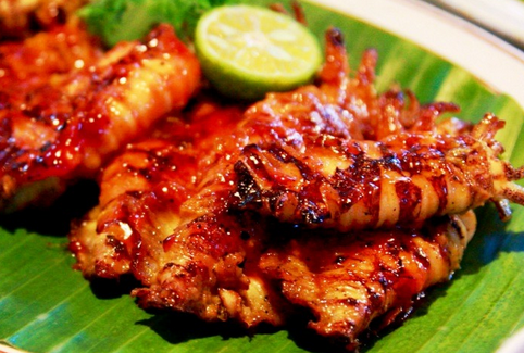 Nyummiii..."Cumi Asam Manis Bakar" Yuuk Dicoba Bund...