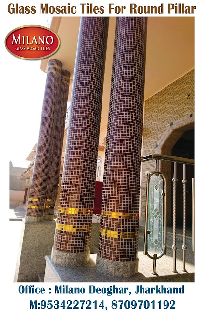 Round pillar designs for houses,round pillar design,square pillar designs for houses,round pillar designs,blue tiles for swimming pool,tiles for round pillar,deoghar, Glass mosaic tiles, glass tiles,round pillar tiles,square pillar designs kerela,square pillar design,square pillar designs,swimmimg pool blue tiles, tiles for round pillars in india,interior design,interior designer, bedroom wall design,swimming pool tiles,bisazza tiles banglore,Designer Tiles for wall, Designs of Tiles For Walls,bedroom tiles,tiles for bedroom wall,wall tiles designs 