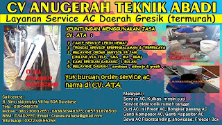 Layanan Service AC Daerah Gresik (termurah)