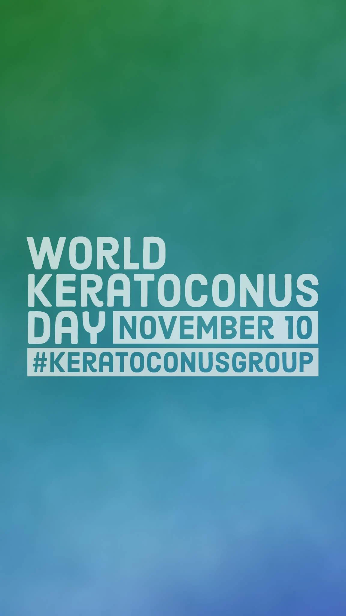 National Keratoconus Day 2019 Mobile Wallpaper