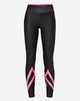 legging preta e rosa