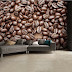 Unic Home Design Brown Close Up Coffee Wallpaper for Walls at Minimalist Living Room