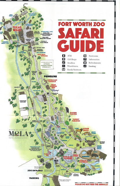 Fort Worth Zoo Map