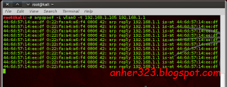 arpspoof -i wlan0 -t 192.168.1.105 192.168.1.1