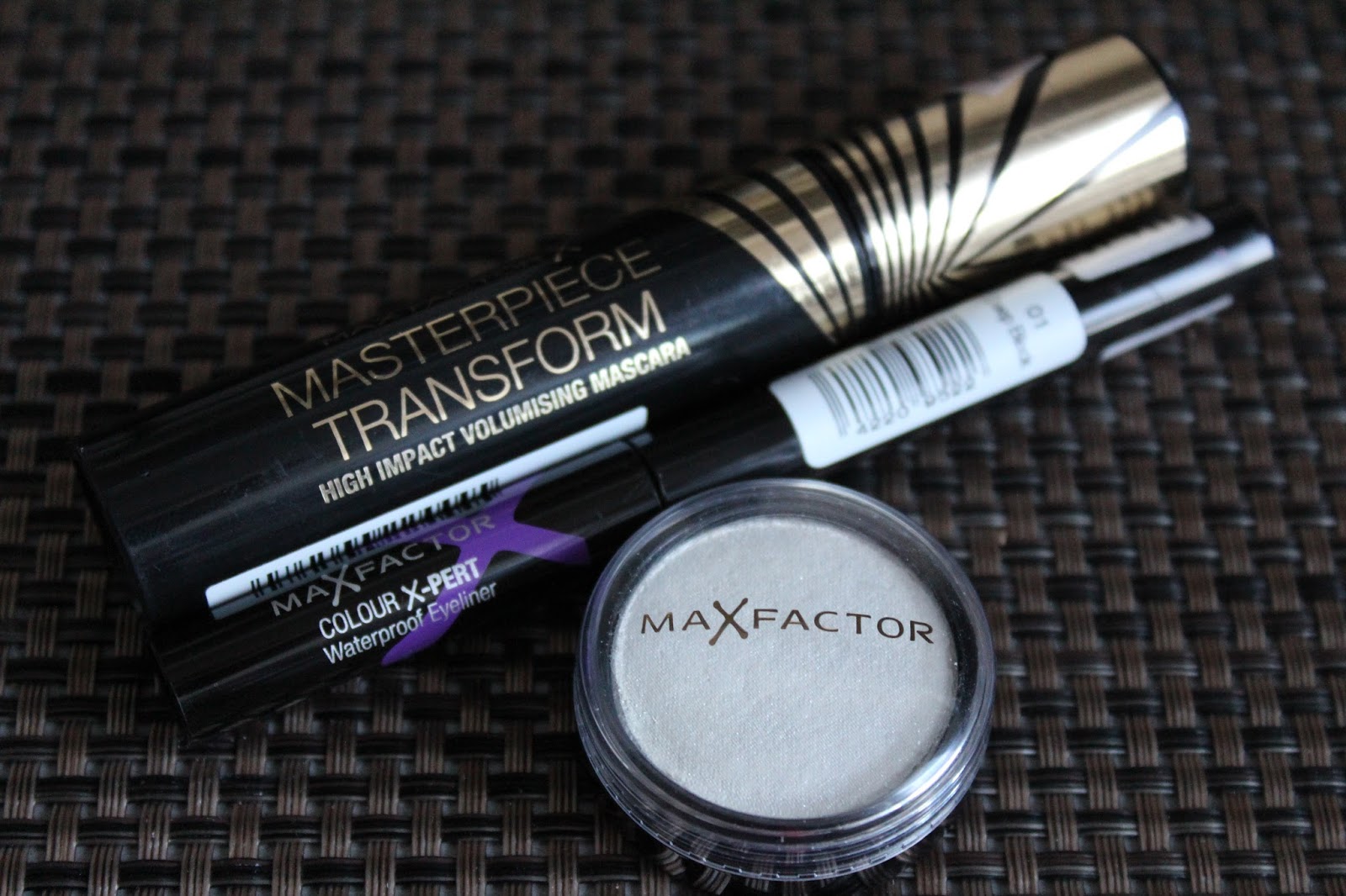 Max Factor Masterpiece Transform maskara, Colour X-pert eyeliner i mono sjenilo