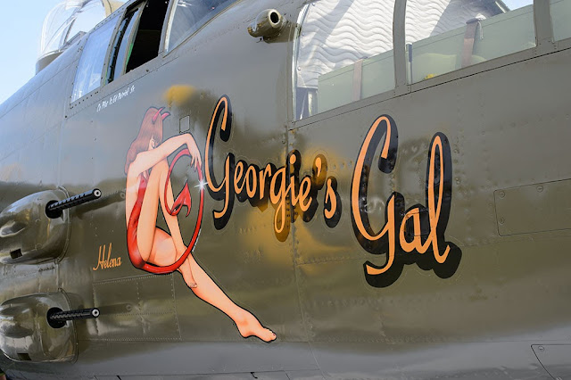 Georgie's Gal "Helena" nose art