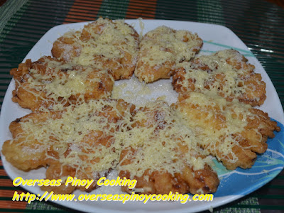 Cheesy Maruya, Fried Banana with Cheese