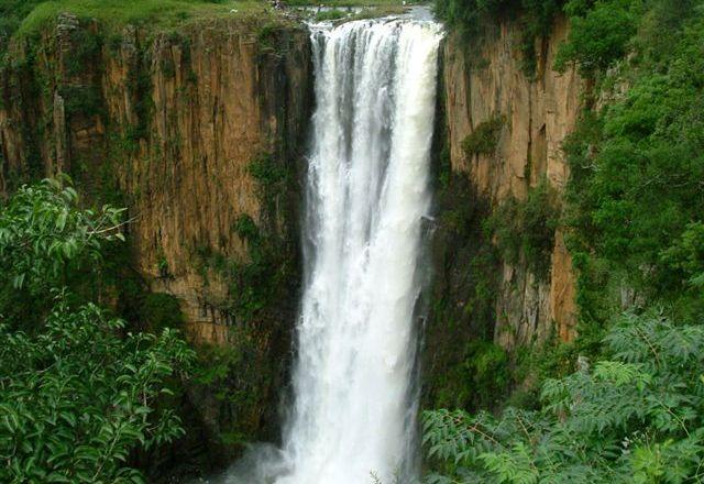 Howick Falls 364ft Height - Natal South Africa...