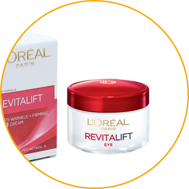 L'Oreal Paris Revitalift Classic Eye Cream L'Oreal Paris Revitalift Classic Eye Cream contains a dermalift formula that functions to accelerate the regeneration of skin cells around the eyes. This product has a very strong formula as a dermalift cream. This means that with regular use, the benefits of this cream can help encourage skin cell regeneration around the eyes. In addition, the formula is able to maintain skin firmness and reduce wrinkles around the eyes. Another important ingredient, Centella asiatica, helps improve skin elasticity and density. In addition, you can also reduce eye puffiness with the caffeine content in it. The perfect formula for those of you who want to look younger and fresher!