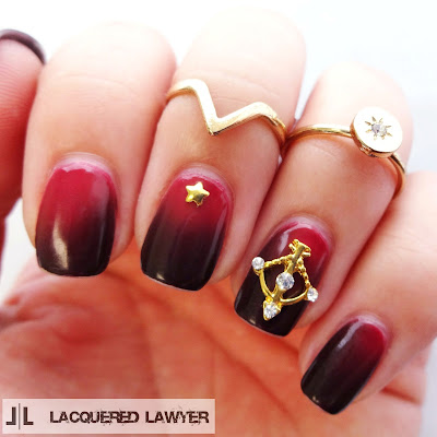 Sagittarius Nail Art