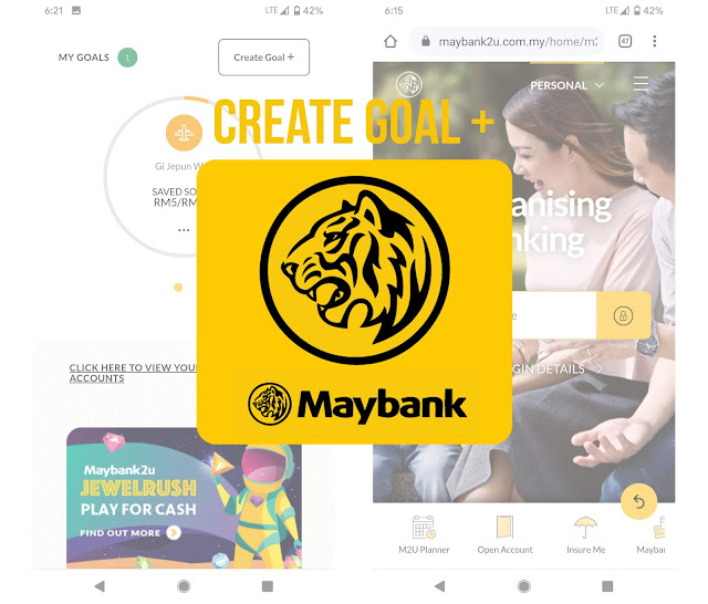 Cara Buat Goal Maybank2u