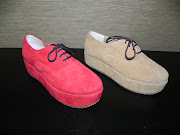 Zapatos de plataforma de cuero gamuza Temporada Invierno 2012