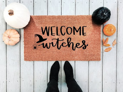 Welcome Witches Doormat by A Little Tinsel