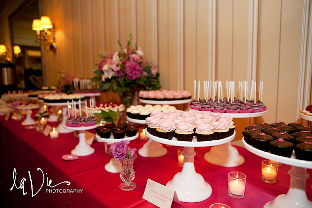 Pink Dessert Table for Minneapolis Wedding