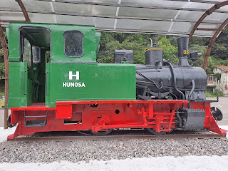 Máquina de tren minero, Pozo Sotón, Asturias