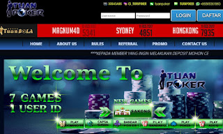 TUANPOKER - AGEN JUDI POKER DOMINO ONLINE TERPERCAYA INDONESIA