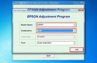 Panduan Cara Reset Epson L6161 Step by Step 3