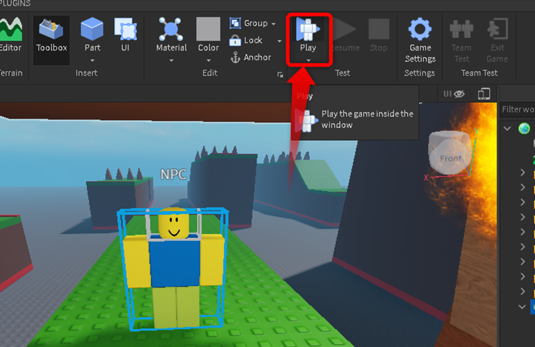 How To Make A Npc Talk In Roblox Studio 2021 - how to make someone talk in roblox studio 2020