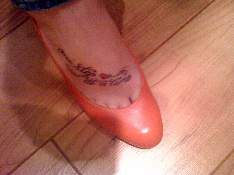 one step at a time tattoo