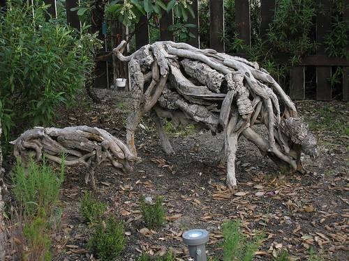 Incredible Tree Branch Horse Sculptures Seen On www.coolpicturegallery.net