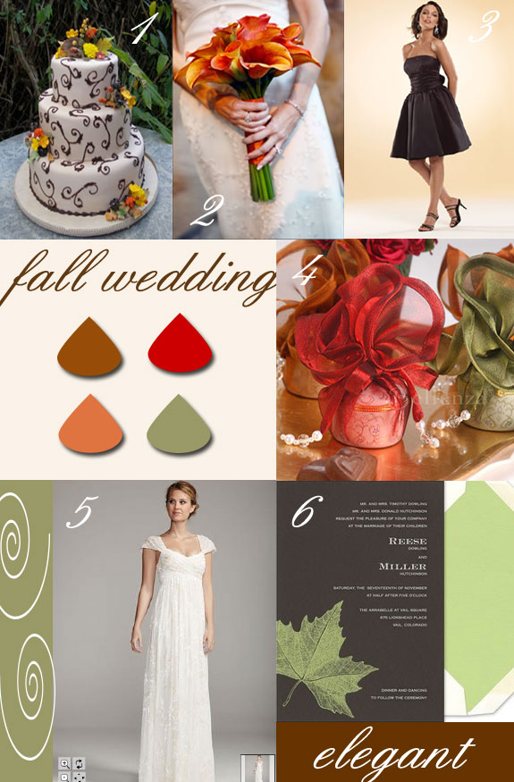 outdoor fall wedding themes