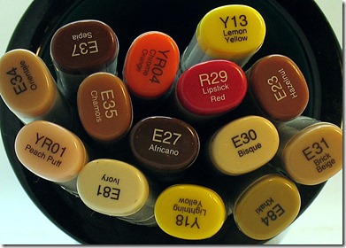 Just hanging out markers