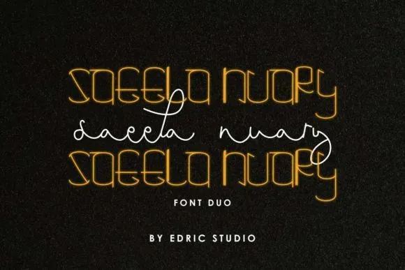 Saeela Nuary Font Duo