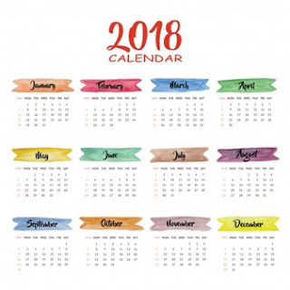 Kalender 2018 Masehi / 1439 Hijriyah