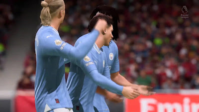 Goal celebration in the thrilling world of EA Sports FC 24.