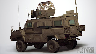 ArmA2 MRAP - RG-31 Mk5E アドオンの新しい開発中画像が公開