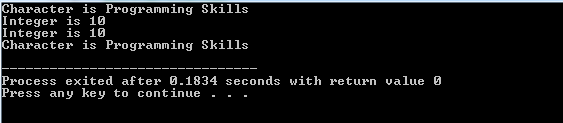 Create a class to print an integer and a character with two methods having the same name but different sequence of the integer and the character parameters. For example, if the parameters of the first method are of the form (int n, char c), then that of the second method will be of the form (char c, int n).